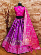 Brocade and Banarasi silk Lehenga
