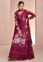 Janisha - maroon long top style oufit