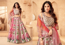Boutique collection - dusty pink and rose diamonte Lehenga