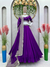 The perfect purple - simple and elegant lehenga