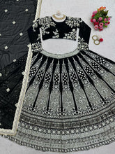 Sonakshi inspired black and gold Lehenga
