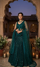 Bottle green partywear lehenga (perfect prom one too)