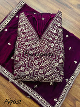 Karigari - wine silk anarkali