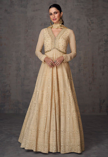 Janisha readymade - gold anarkali