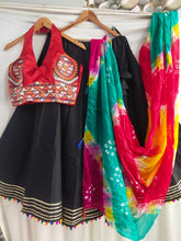 Kutchi work and halter necks readymade chaniya choli