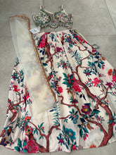 Boutique collection - garden white floral Lehenga