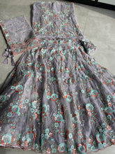 Mauve floral Lehenga