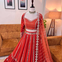 Orange elegant Lehenga