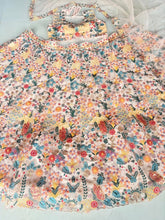 Pastel floral thread work lehenga