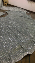 Silver partywear Lehenga