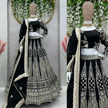 Sonakshi inspired black and gold Lehenga