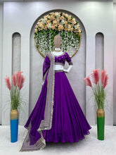 The perfect purple - simple and elegant lehenga