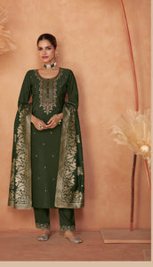 Shiny - Viscose silk salwaar kameez