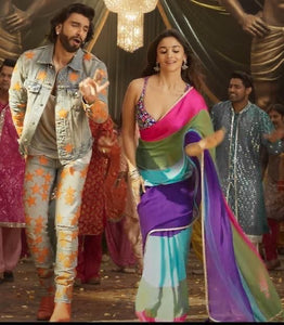 Alia Bhatt jhumka inspired saree