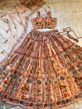 Pastel floral readymade lehenga