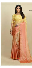 Alia Bhatt inspired ombre shaded satin chinnon saree - 6 colours