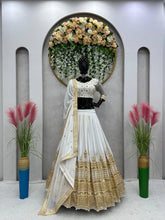 Stunning white and gold Lehenga