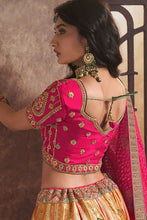 Royal collection- pink banarasi silk Lehenga