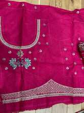 Green viscose Lehenga with gorgeous contrasting blouse