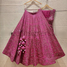 Barbie pink sequinned Lehenga