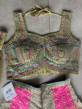 Multi coloured pastel palazzo set