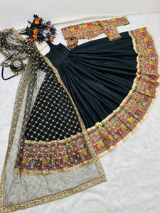 Sabyasachi inspired black gown