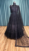 Black all over sequin partywear Lehenga