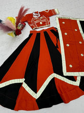 Black panelled cotton gota Patti readymade Chaniya Choli