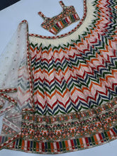Colourful zig zag Lehenga (also available for plus and tall)
