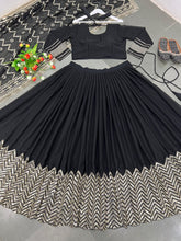 Simple and elegant black Lehenga