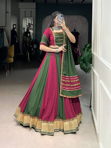 Vibrant shades readymade Chaniya choli