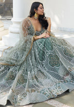 Kelaya collection - dusty green Lehenga