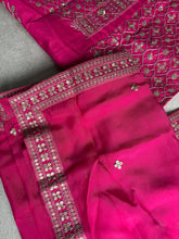 Pink Leheriya print organza lehenga