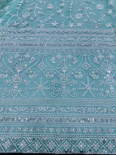 Stylish sky butterfly net Lehenga