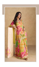 Floral shararas - readymade