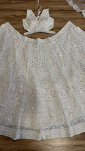 Super gorgeous White and silver Lehenga