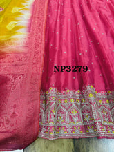 Pink modal Chanderi silk anarkali