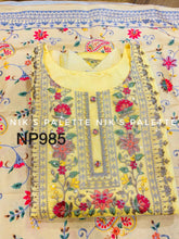 Niks collection - pastel yellow anarkali (plus size too)