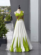 Parrot green readymade Chaniya Choli