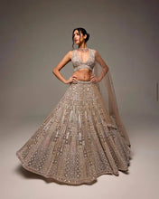 Gold net Lehenga