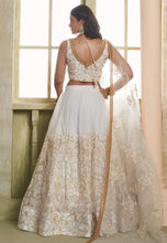 Off white and gold Lehenga