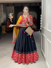 Fusion of colours - pure cotton readymade chaniya choli