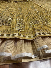 Golden hour - gold embellished net Lehenga