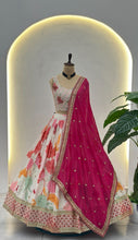 Floral white lehenga (plus size available 5XL)