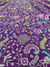 Purple floral embellished Lehenga