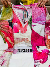 Niks collection - white palazzo and colourful blouse (mehendi night)