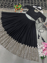 Simple and elegant black Lehenga