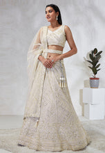 Off white diamond Lehenga