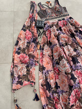 Boutique collection -  navy blue floral Lehenga (long sleeves possible)