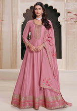 Prachi Desai pink silk anarkali